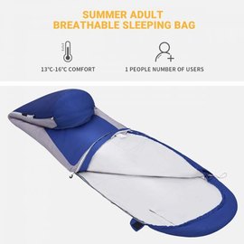 Спальный мешок KingCamp Breeze 70 L Blue KS2020, Цвет : Синий, изображение 6