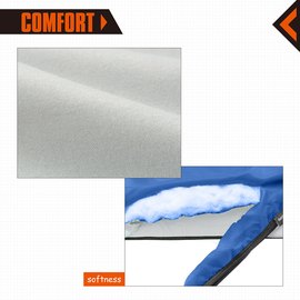 Спальный мешок KingCamp Oasis 250XL L Blue KS3222, Цвет : Синий, изображение 5