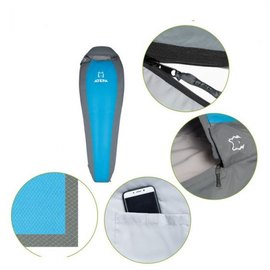 Спальный мешок Atepa Compact 1000 L Sky blue AS2002, Сторона застежки: Левая, Цвет : Sky Blue, изображение 3