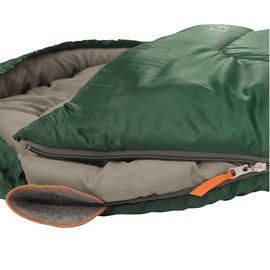 Спальный мешок Easy Camp Cosmos/+8&deg;C Green (Right) 928326, Сторона застежки: Правая, Цвет : Green/Grey, изображение 4