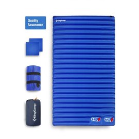 Надувной коврик KingCamp Pump Airbed Single Blue KM3588, изображение 3