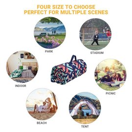 Пикниковый коврик KingCamp ARIEL PICNIC BLANKET XXL ROSERED KP2004, Цвет: Розовый, изображение 5