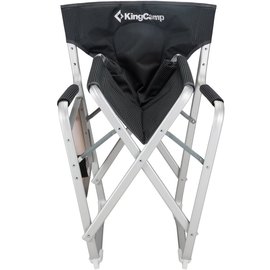 Раскладное кресло KingCamp Deluxe Director chair black stripe KC3821, изображение 3