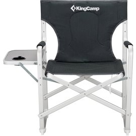 Раскладное кресло KingCamp Deluxe Director chair black stripe KC3821, изображение 2