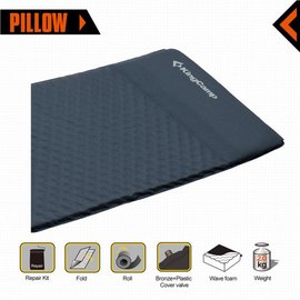 Самонадувающийся коврик KingCamp Classic Comfort Darkslate grey KM3596, изображение 2