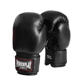 Боксерские перчатки PowerPlay 3004 Черные 12 ун (PP_3004_12oz_Black), Вес: 12 унций, изображение 2