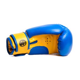 Боксерські рукавички PowerPlay 3004 JR Синьо-жовті 6 ун (PP_3004JR_6oz_Blue / Yellow), Вага: 6 унцій, зображення 4