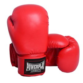 Боксерские перчатки PowerPlay 3004 Красные 10 ун (PP_3004_10oz_Red), Вес: 10 унций
