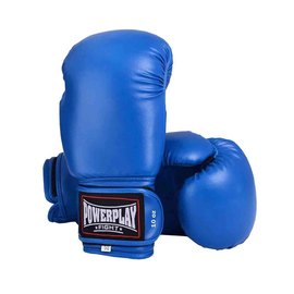 Боксерские перчатки PowerPlay 3004 Синие 10 ун (PP_3004_10oz_Blue), Вес: 10 унций