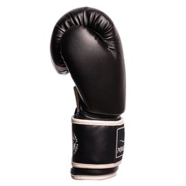 Боксерські рукавички PowerPlay 3010 Чорно-білі 8 ун (PP_3010_8oz_Black / White), Вага: 8 унцій, зображення 6