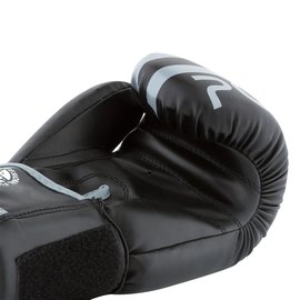 Боксерські рукавички PowerPlay 3010 Чорно-сірі 12 ун (PP_3010_12oz_Black / Grey), Вага: 12 унцій, зображення 3