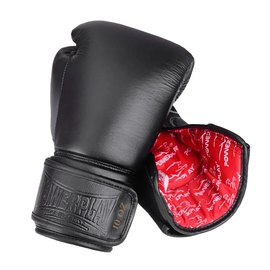 Боксерские перчатки PowerPlay 3014 Черные [натуральная кожа] 16 ун (PP_3014_16oz_Black), Вес: 16 унций, изображение 3