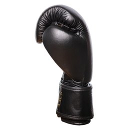 Боксерские перчатки PowerPlay 3014 Черные [натуральная кожа] 10 ун (PP_3014_10oz_Black), Вес: 10 унций, изображение 4