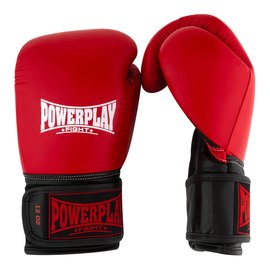 Боксерські рукавички PowerPlay 3015 Червоні [натуральна шкіра] 14 ун (PP_3015_14oz_Red), Вага: 14 унцій, зображення 3