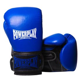 Боксерські рукавички PowerPlay 3015 Сині [натуральна шкіра] 12 ун (PP_3015_12oz_Blue), Вага: 12 унцій