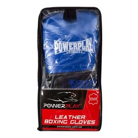 Боксерські рукавички PowerPlay 3015 Сині [натуральна шкіра] 16 ун (PP_3015_16oz_Blue), Вага: 16 унцій, зображення 5