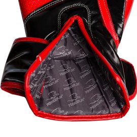 Боксерські рукавички PowerPlay 3017 Чорні карбон 14 ун (PP_3017_14oz_Black), Вага: 14 унцій, зображення 6