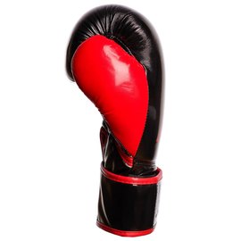 Боксерські рукавички PowerPlay 3017 Чорні карбон 8 ун (PP_3017_8oz_Black), Вага: 8 унцій, зображення 3