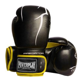 Боксерские перчатки PowerPlay 3018 Черно-желтые 14 ун (PP_3018_14oz_Black/Yellow), Вес: 14 унций, Цвет: Чёрный/Жёлтый