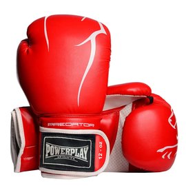 Боксерские перчатки PowerPlay 3018 Красные 16 ун (PP_3018_16oz_Red), Вес: 16 унций
