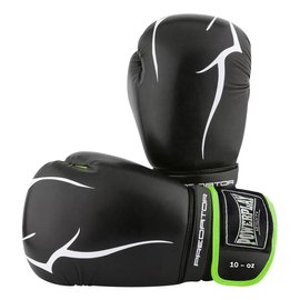 Боксерские перчатки PowerPlay 3018 Черно-зеленые 16 ун (PP_3018_16oz_Black/Green), Вес: 16 унций, Цвет: Чёрный/Зелёный, изображение 2