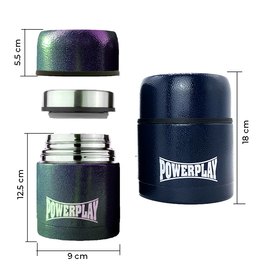 Термос пищевой PowerPlay 9003 Синий 500 мл (PP_9003_500ml_ Blue), изображение 5