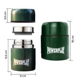 Термос пищевой PowerPlay 9003 Зеленый 500 мл (PP_9003_500ml_Green), изображение 3