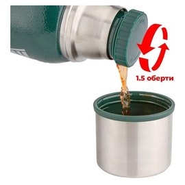 Термос PowerPlay 9001 Зеленый 1000 мл (PP_9001_1000ml_Green), изображение 4