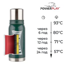 Термос PowerPlay 9001 Зеленый 750 мл (PP_9001_750ml_Green), изображение 6