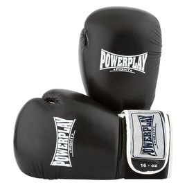 Боксерські рукавички PowerPlay 3019 Чорні 8 ун (PP_3019_8oz_Black), Вага: 8 унцій, зображення 3