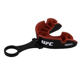 Капа для бокса OPRO Silver UFC Hologram Black/Red (art.002259002), изображение 6
