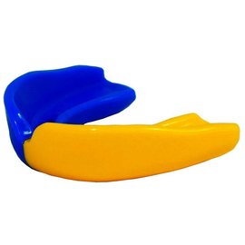 Капа для бокса PowerPlay 3311 SR (возраст 11+) Сине-желтая (PP_3311_SR_Blue/Yellow), Цвет: Жёлтый/Синий, изображение 2