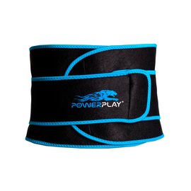 Пояс для похудения PowerPlay 4303 черно-синий (PP_4303_Black/Blue), изображение 6