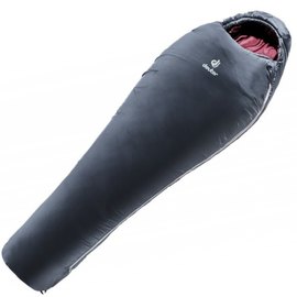 Спальный мешок Deuter Orbit +5 SL 4511 granite-aubergine правый (370121845110), Сторона застежки: Правая