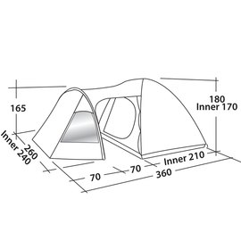 Палатка Easy Camp Blazar 400 Rustic Green (120385) 928897, изображение 2