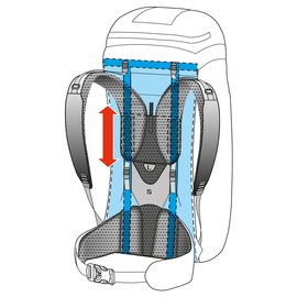 Рюкзак Ferrino Transalp 100 Blue/Yellow 928057, Цвет: Голубой/Жёлтый, изображение 4