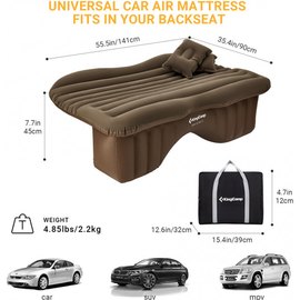 Автомобільний матрац KingCamp Delicacy Aiebed coffee KM2004, зображення 2