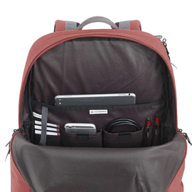 Рюкзак Victorinox Almont Deluxe Laptop Classic Burgundy 21л (Vt605317), Цвет: Красный, изображение 3