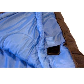 Спальный мешок High Peak TR 300/0&deg;C Anthra/Blue Left (23065) 928924, Сторона застежки: Левая, Цвет : Серый/Синий, изображение 4