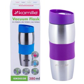 Термос Kamille 380мл фиолетовый KM-2053R, Цвет: Violet, изображение 5
