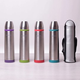 Термос Kamille 1000мл с фиолетовой вставкой KM-2059, Цвет: Violet, изображение 5