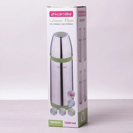 Термос Kamille 1000мл с фиолетовой вставкой KM-2059, Цвет: Violet, изображение 6