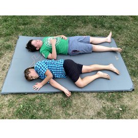 Коврик туристический Easy Camp Self-inflating Siesta Mat Double 10 cm Grey 928480, изображение 3