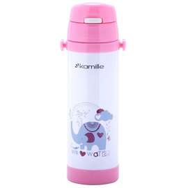 Термобутылка Kamille 500 мл розовый KM-2086, Цвет: Pink