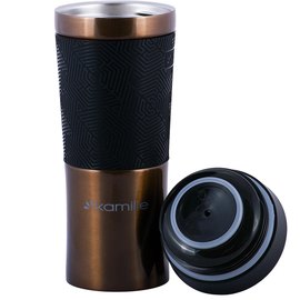 Термокружка Kamille 480мл коричневый KM-2065, Цвет: Brown, изображение 4