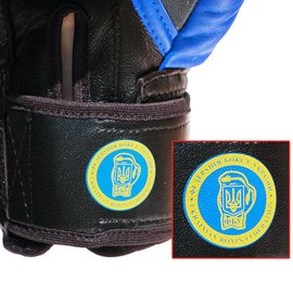 Боксерские перчатки Sportko 10oz ФБУ синие ПК1 10oz, Вес: 10 унций, Цвет: Синий, изображение 2
