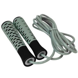 Скакалка PowerPlay 4206 серо-черная (PP_4206_Grey/Black), Цвет: Серый, изображение 4