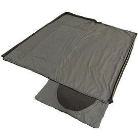 Спальный мешок Outwell Contour Reversible/+2&deg;C Midnight Black Right (230382) 928755, Сторона застежки: Правая, Цвет : Midnight Black, изображение 3
