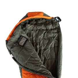 Спальный мешок Tramp Oimyakon Compact кокон правый оранж/серый 200/80-50 TRS-048С-R, Сторона застежки: Правая, Цвет : Orange, изображение 4