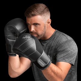 Боксерські рукавички Hayabusa S4 - Black 14oz M (HB_S4_Black_14oz), Вага: 14 унцій, Розмір: M, зображення 6